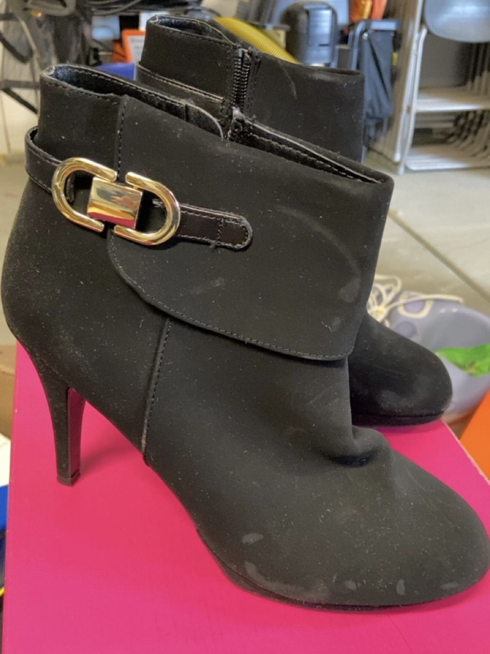 Suede Booties