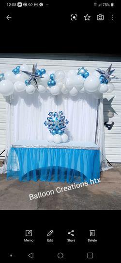 Balloon backdrops arch demi arch