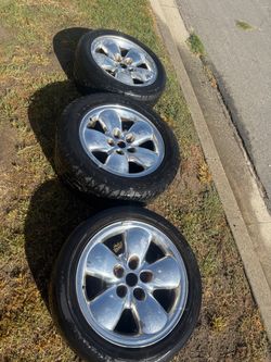3 20in dodge rims 5 lug