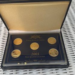 2001 gold state quarters