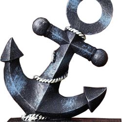 brand new open box  jtstan Nautical Boat Anchor Sculpture Decor