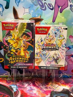 Wild Weekend Ripping, Ascended Heroes & Prismatic Evolutions Booster Bundles