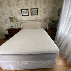 Queen Bed, Headboard And Gently Used Matress