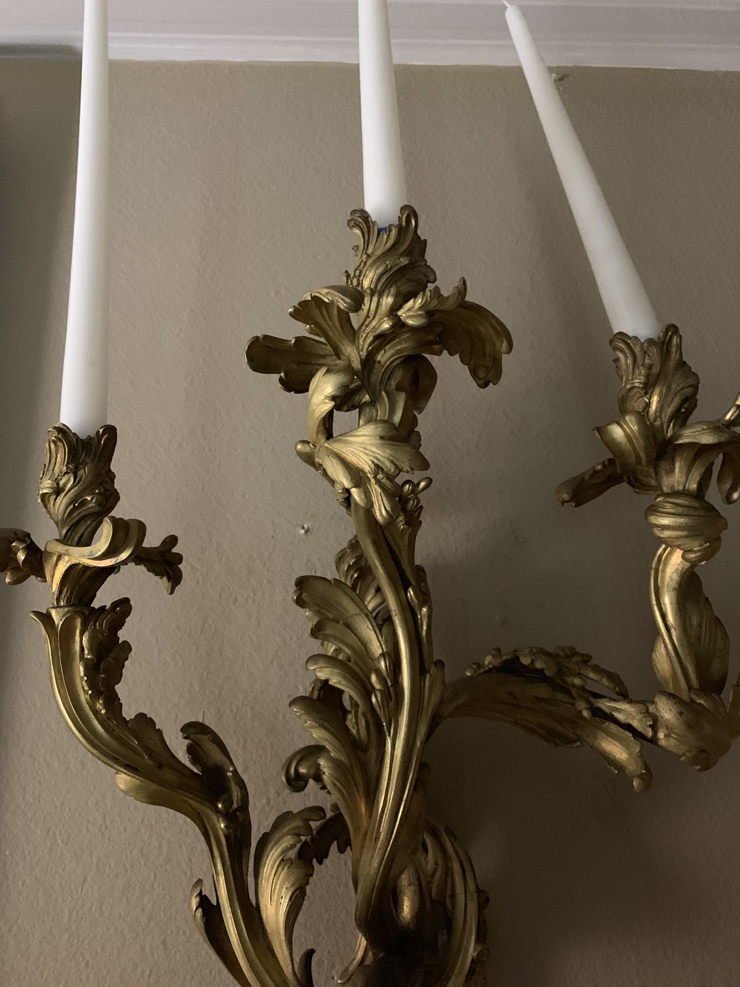 Vintage Bronze Candelabra