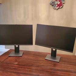 2 Dell Computer Monitors