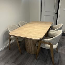 Dinning Table Set,  Living Spaces Paloma 