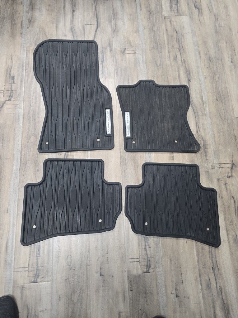 2014-2015 Land Rover Range Rover All Four Rubber Mats Full Set