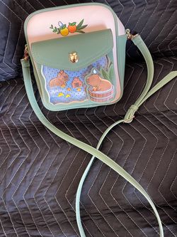 Capybara Crossbody Bag with Clear Pocket