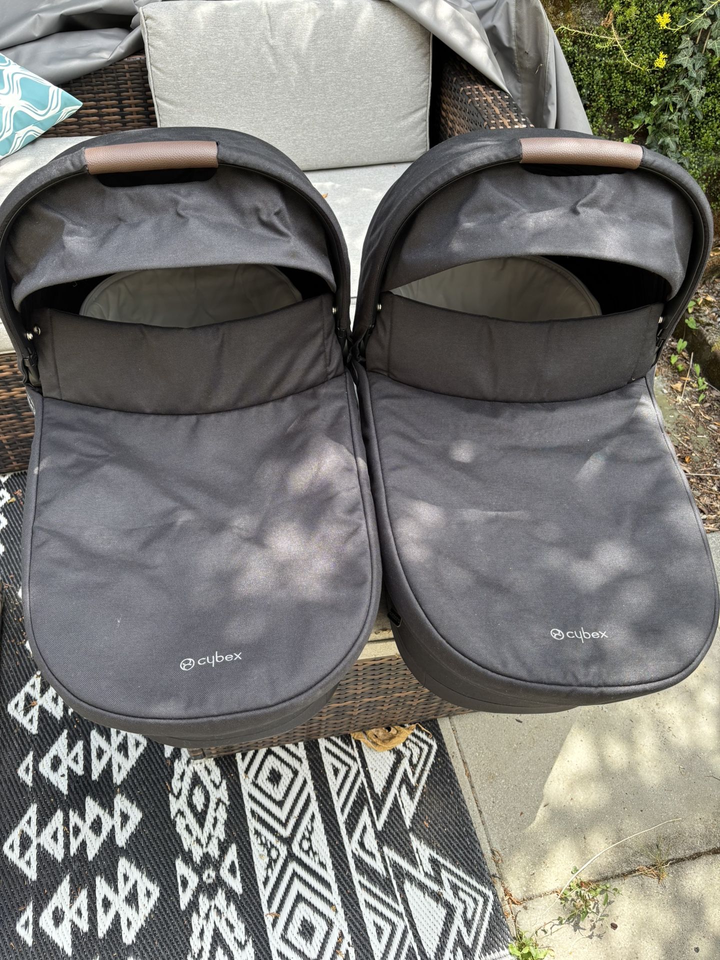 Two Cybex Gazelle S Cots (Bassinets) With Accessories