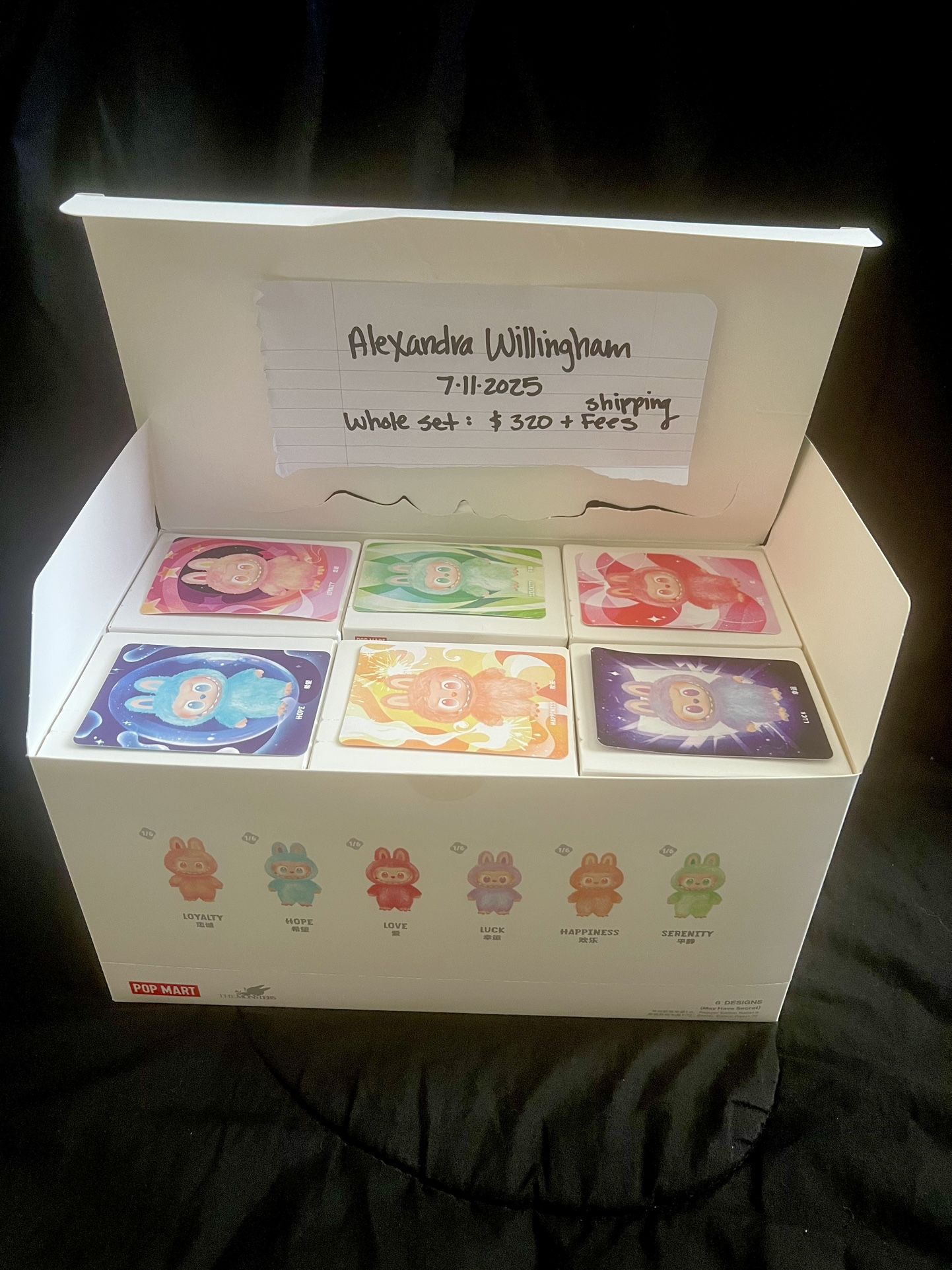 🩷🩵Big into Energy FULL BOX💜💛labubus