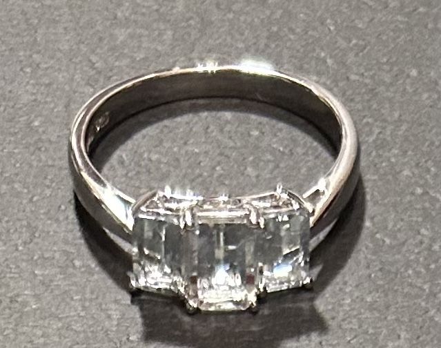 Aquamarine Sterling Silver Ring