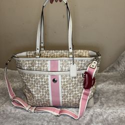 Coach Chelsea Heritage Diaper Bag