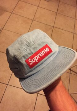 Supreme denim side zip camp