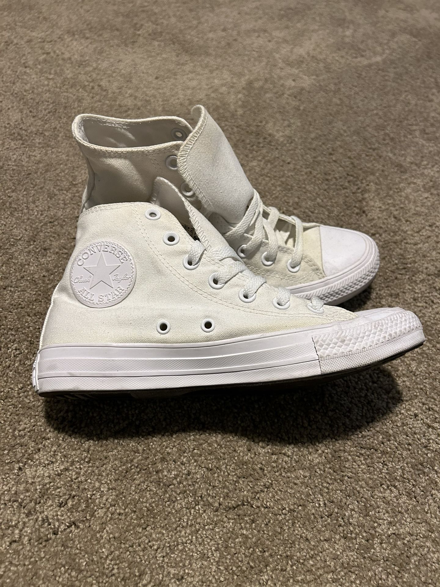 Women White Converse All Stars