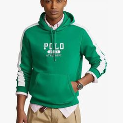 POLO RALPH LAUREN Men's Logo Double Knit Mesh Hoodie Pullover Jacket XL