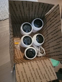 5× Smart WiFi Security Cameras