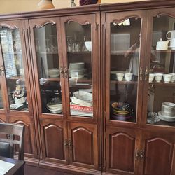 Large China Cabinet $175