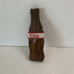 Wood Coca-Cola Key Chain Holder 