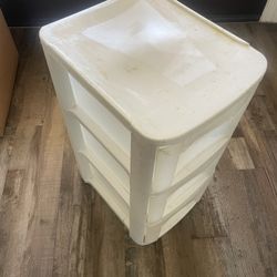 Sterilite 3 Drawer White Home Organizer 