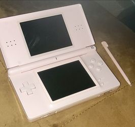 Nintendo DS Lite Handheld Game Console Pink with Charger