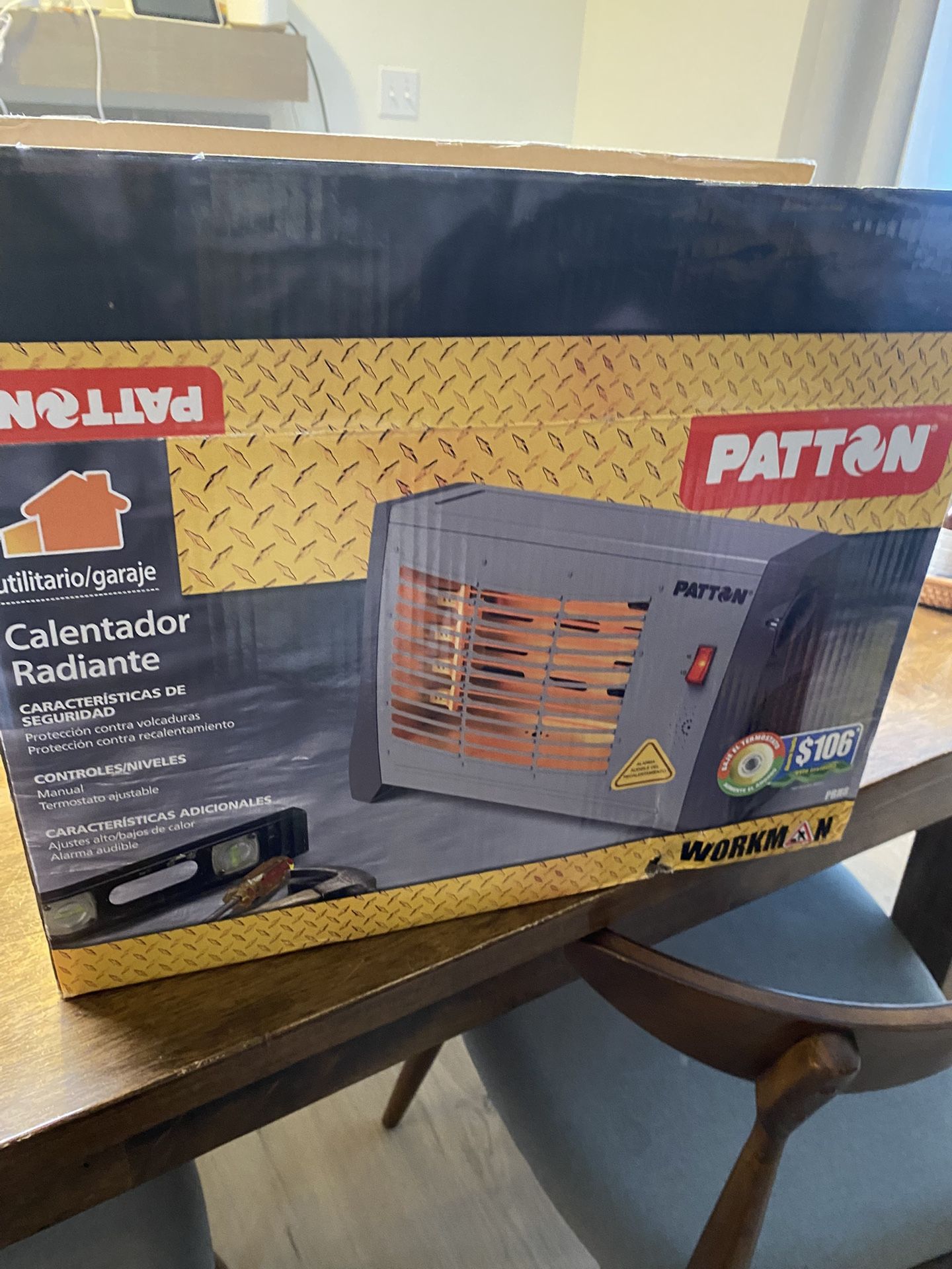 Patton Space Heater In Box