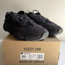 Adidas Yeezy 500 Low Utility Black - Size 10.5 - New DS