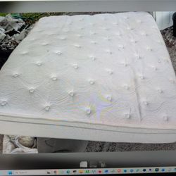 Queen Bed W Mattress N Box Springs And Frame