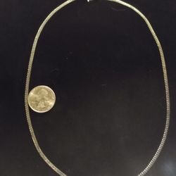 Vintage Italian 20" Diamond Cut Sterling Silver Necklace