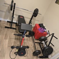 Weight bench / Stand / Weights 