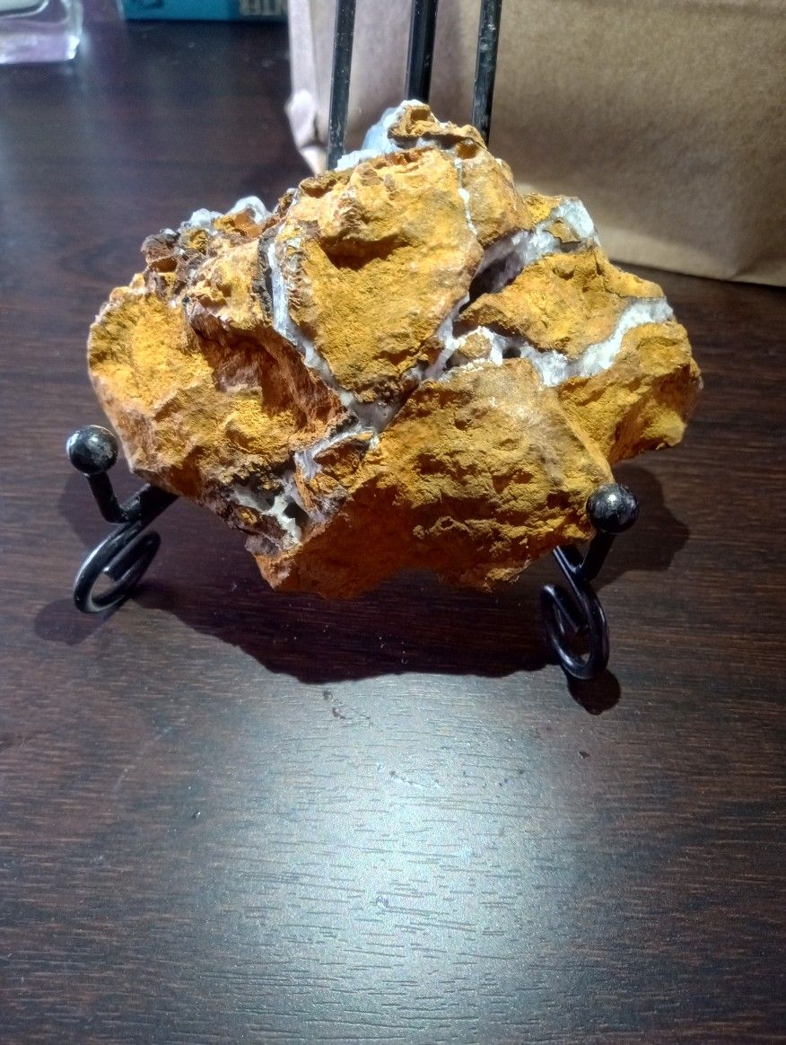 Blue Barite With Stand