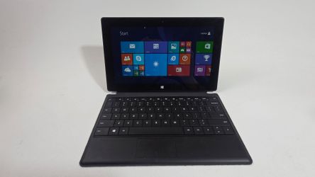 Windows Surface RT touchscreen laptop.