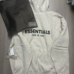 Light Oatmeal Essentials Hoodie (XL)