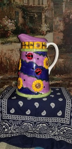 SUNFLOWER PITCHER