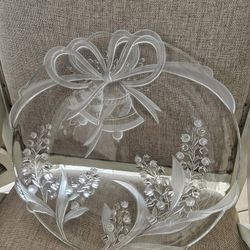 Glass Dish Christmas 