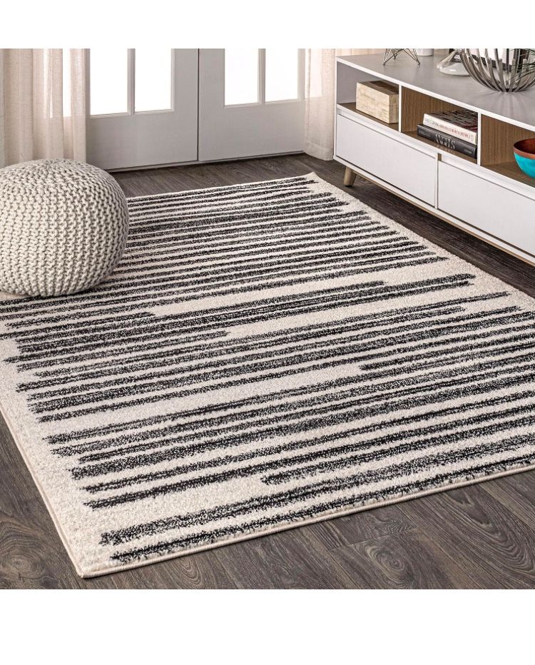 💥💥BlowOut Sale💥 JONATHAN Y MOH207A-8 Khalil Modern Berber Stripe Indoor Farmhouse Area-Rug Bohemi
