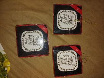 Christmas Collectible Ornaments $5 each or all 6 for $20