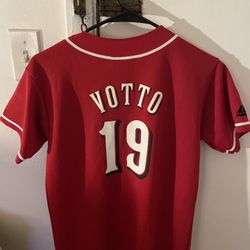 Joey Votto Cincinnati Reds Majestic MLB Youth Jersey L 