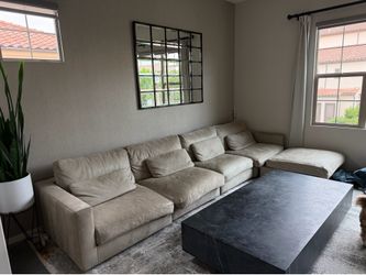 Lugano leather Couch - RH