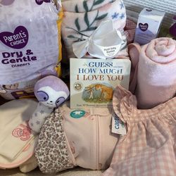 🌸 Newborn Baby Girl Blessing Basket – Porch Pickup (Parkland) 🌸