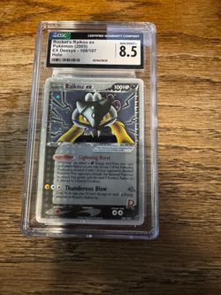 Rocket's Raikou ex - EX Deoxys Holo Secret Rare #108 - CGC 8.5