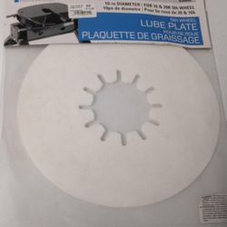 RV Fifth Wheel Lube Plate 10inch