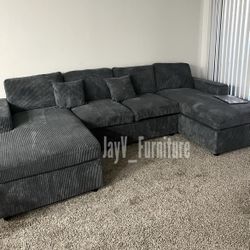 New Dark Gray Sectional