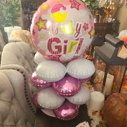 Baby Girl Ballon Display