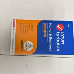 NEW TurboTax Home & Business 2024 Unopened Box