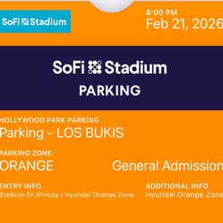 Los Bukis Parking Pass