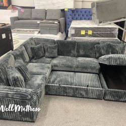 New Grey Sectional 