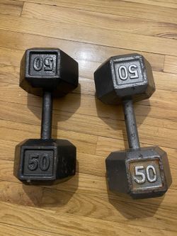 50lb Dumbell Pair