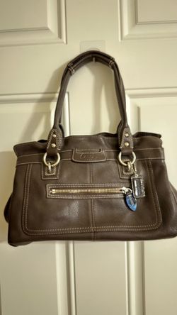 Coach Brown Leather Shoulder Bag