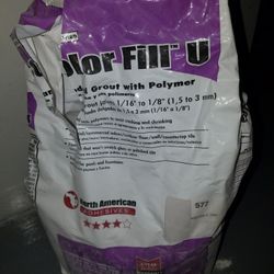 TILE GROUT, UNSANDED, OFF WHITE COLOR, 1/4 FULL BAG