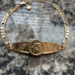 New Bracelet With The Number 15 On It